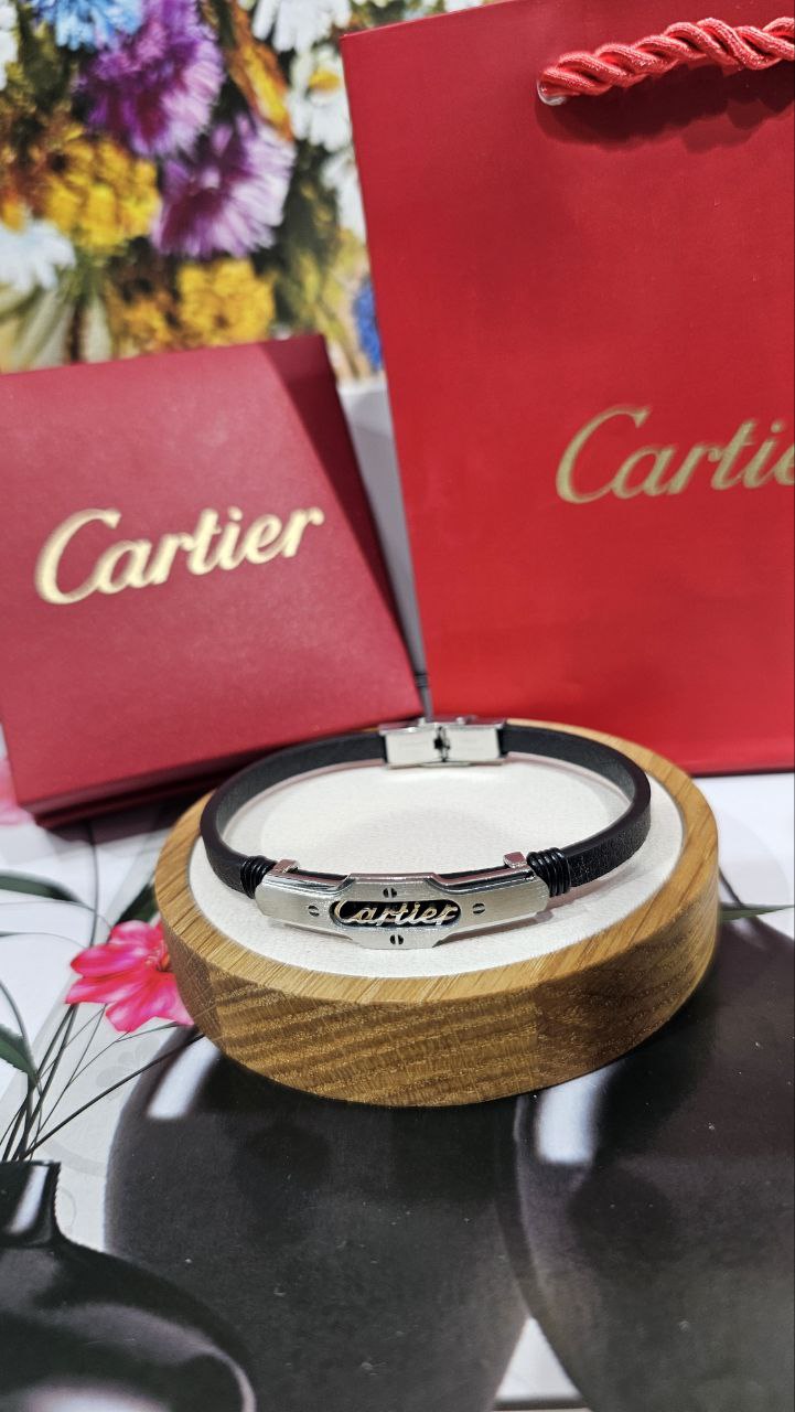 Braclet cuir cartier pour homme