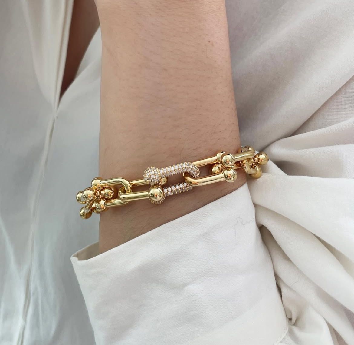 Gourmette Tiffany & Co Avec strass