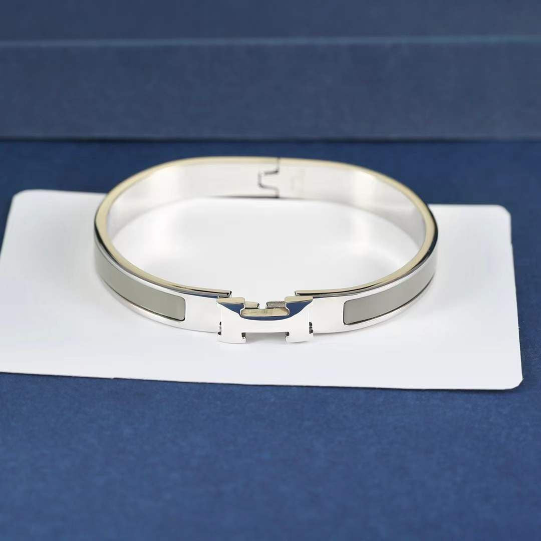 Bracelet Hermès Clic H argenté