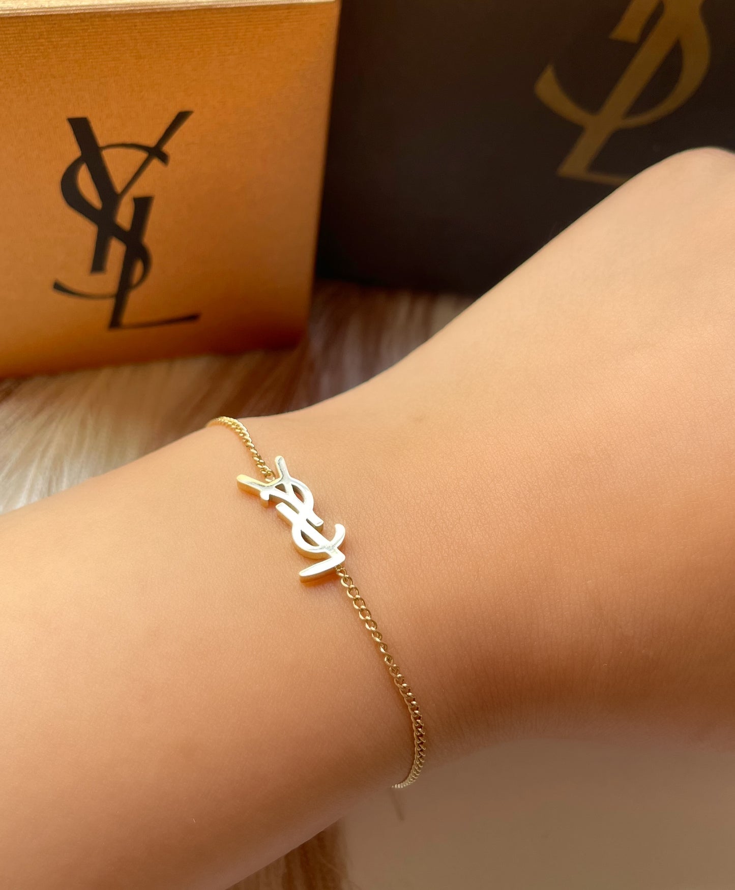 Gourmette Yves saint laurent YSL