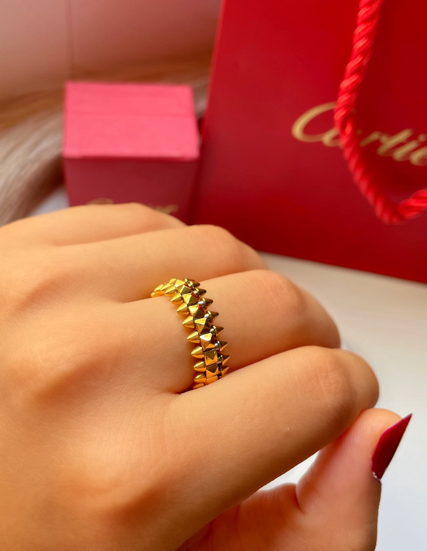 Bague Cartier Clash doré