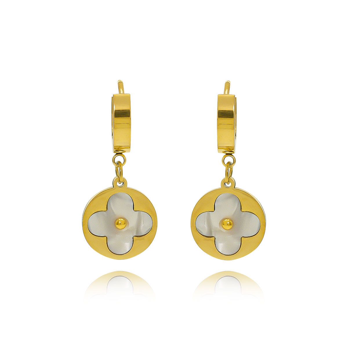 Boucles d’oreilles Louis Vuitton doré
