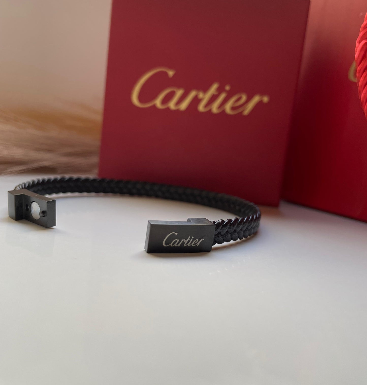 Bracelet Homme Cartier Cuir