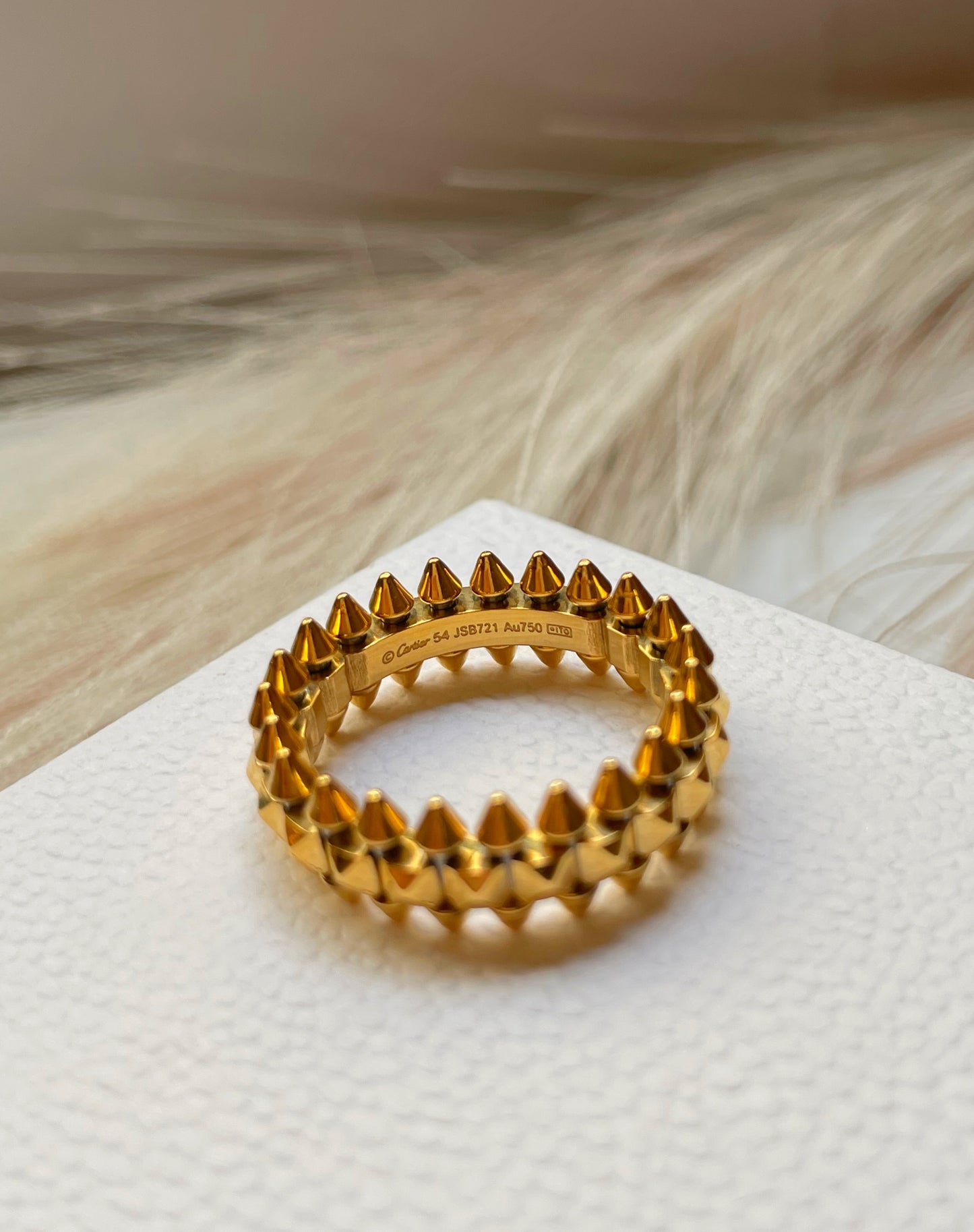 Bague Cartier Clash doré