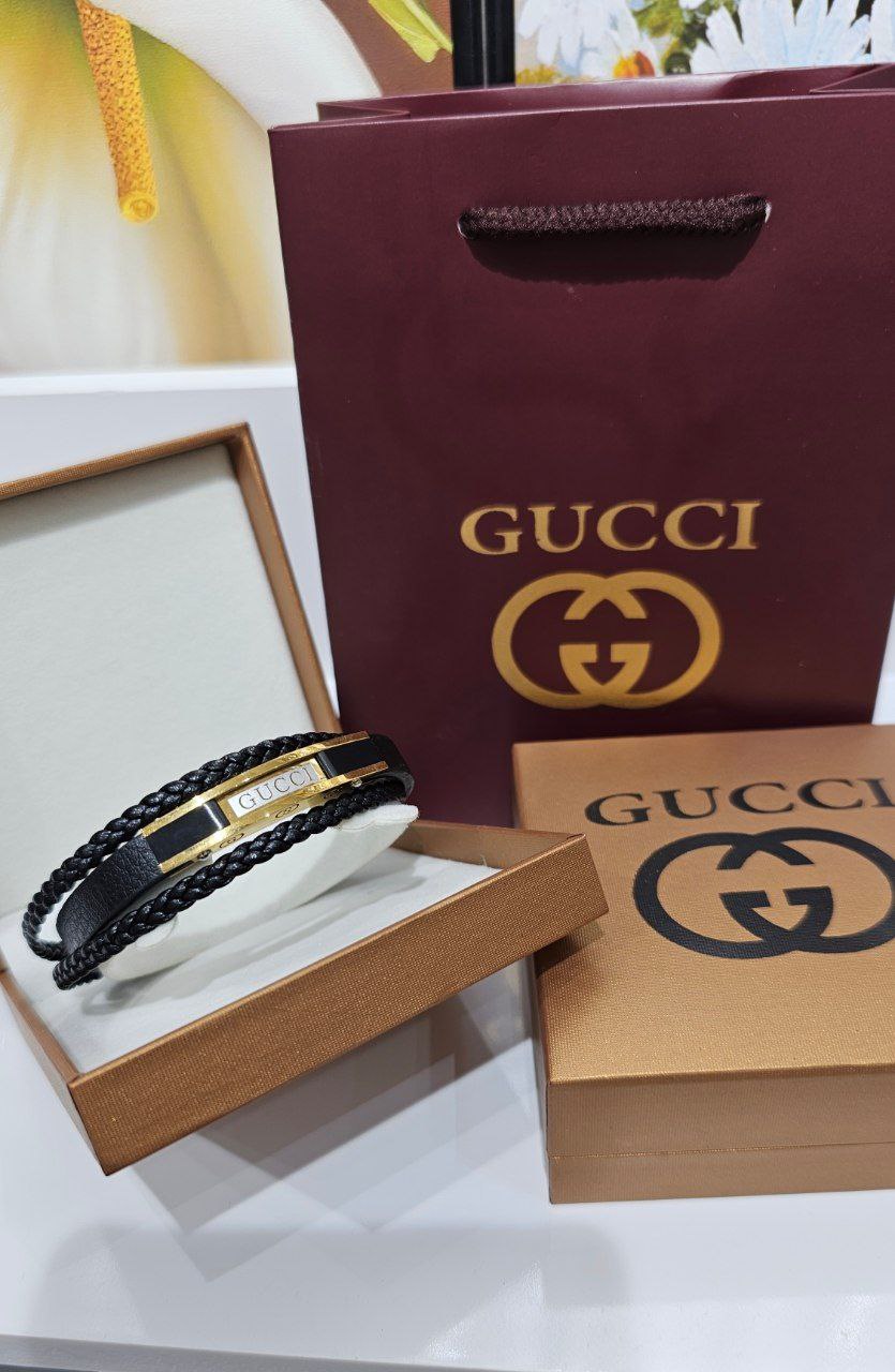 Bracelet Homme Gucci Cuir