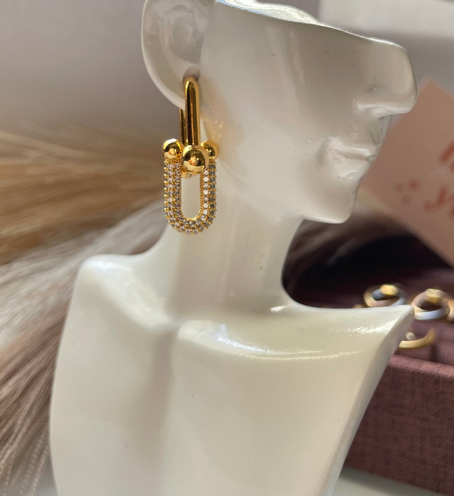 Boucles d’oreilles Tiffany & Co doré