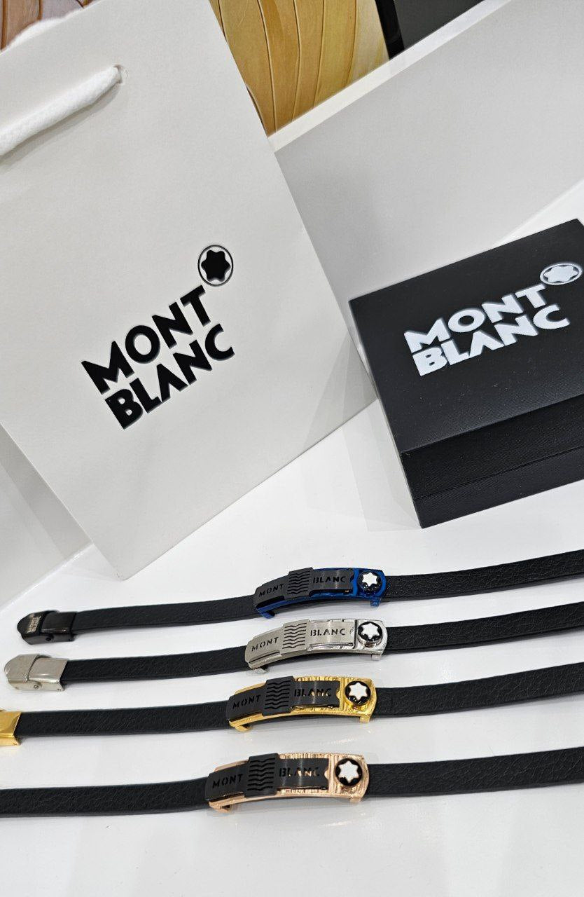 Bracelet Cuir Mont Blanc