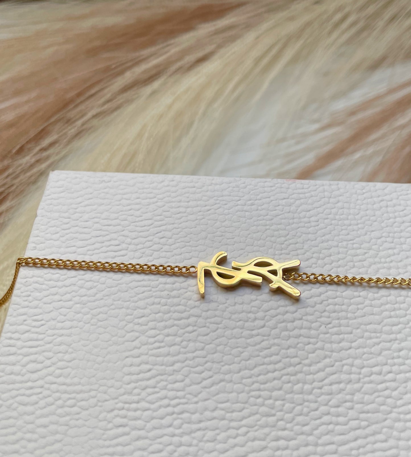 Gourmette Yves saint laurent YSL