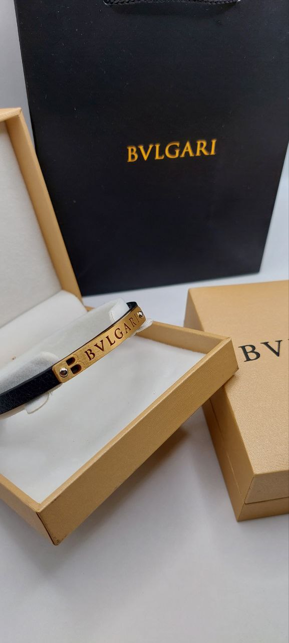 Bracelet Bvlgari Cuir Homme
