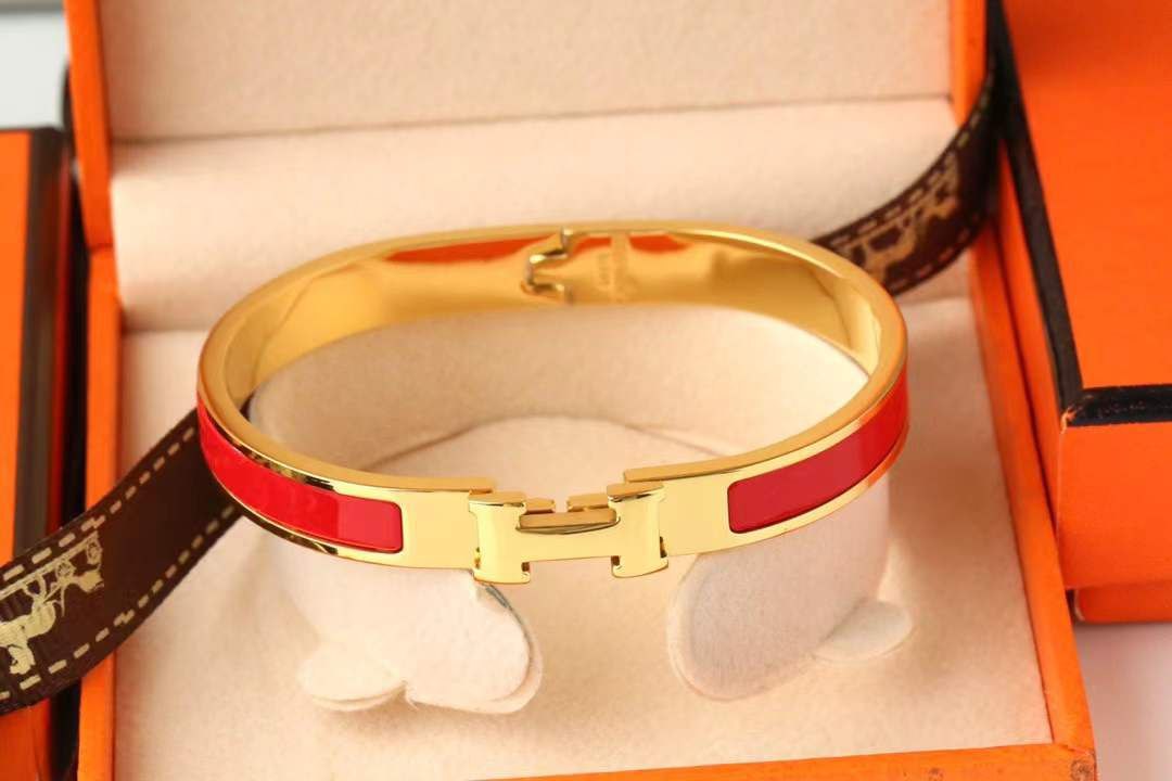 Bracelet Hermès Clic H doré