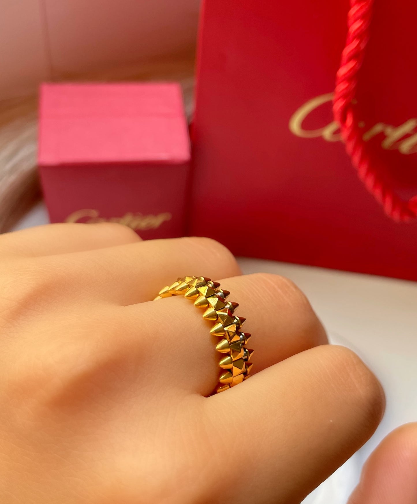 Bague Cartier Clash doré