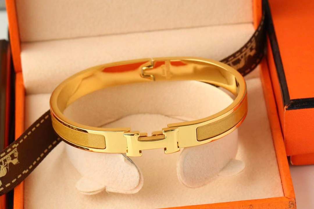 Bracelet Hermès Clic H doré