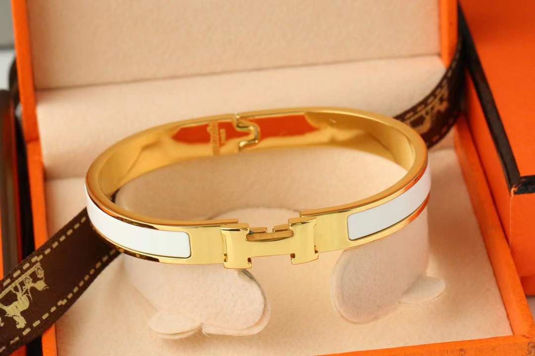 Bracelet Hermès Clic H doré