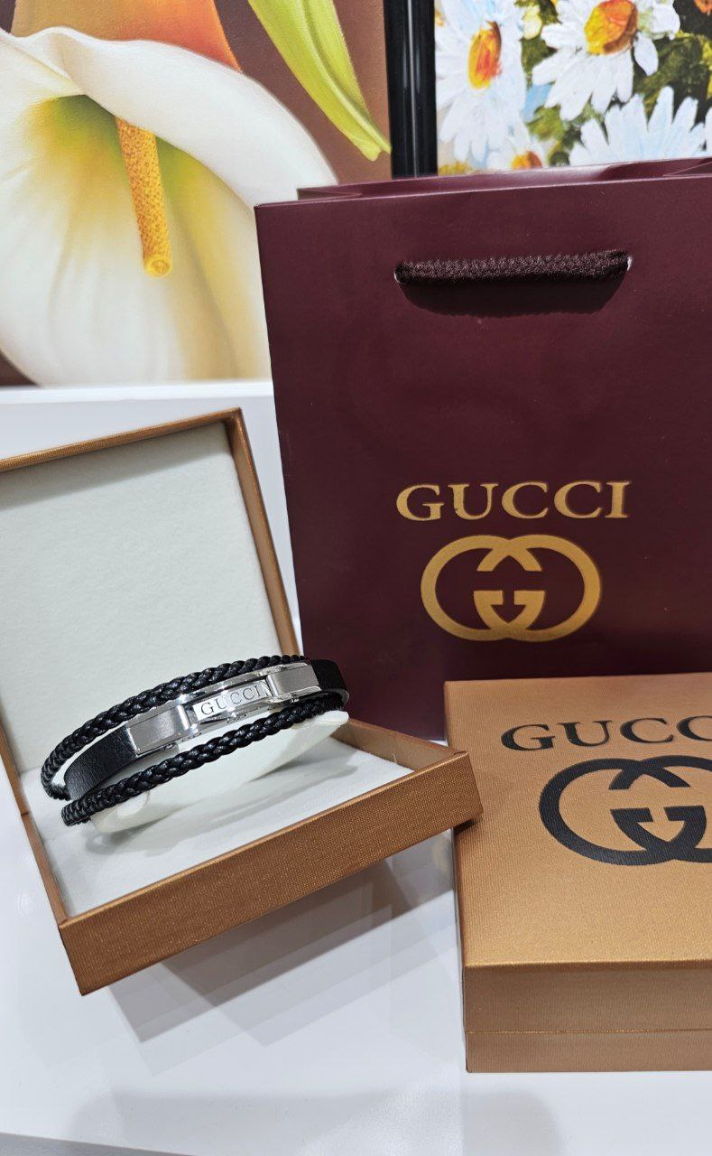 Bracelet Homme Gucci Cuir