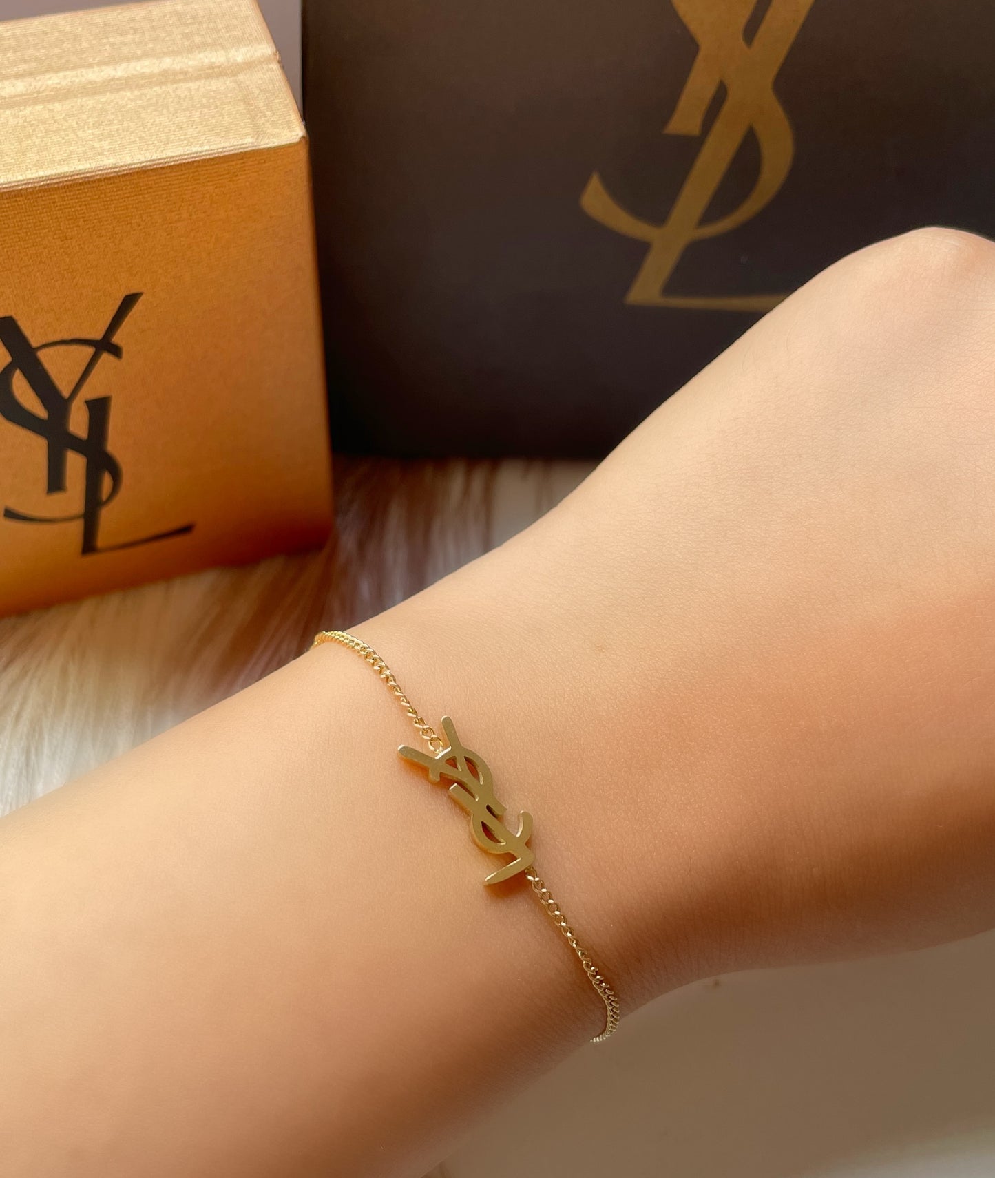 Gourmette Yves saint laurent YSL