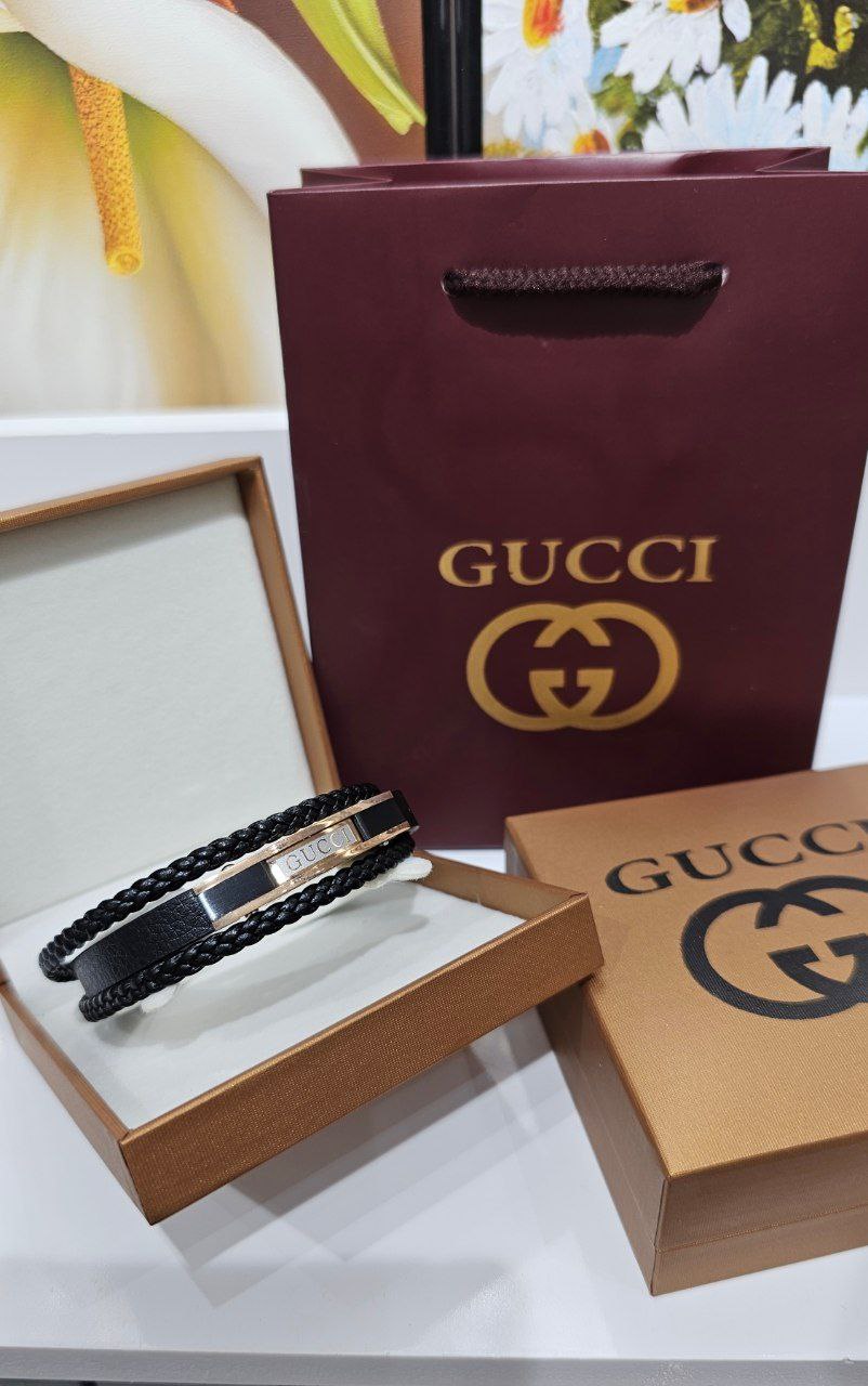 Bracelet Homme Gucci Cuir