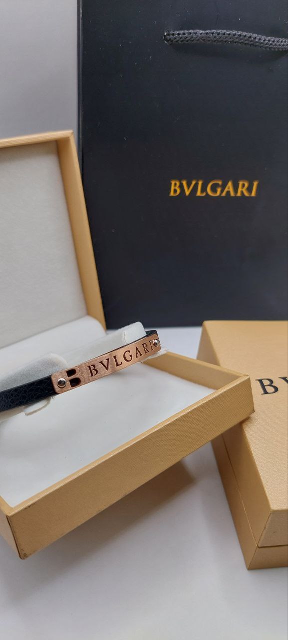Bracelet Bvlgari Cuir Homme