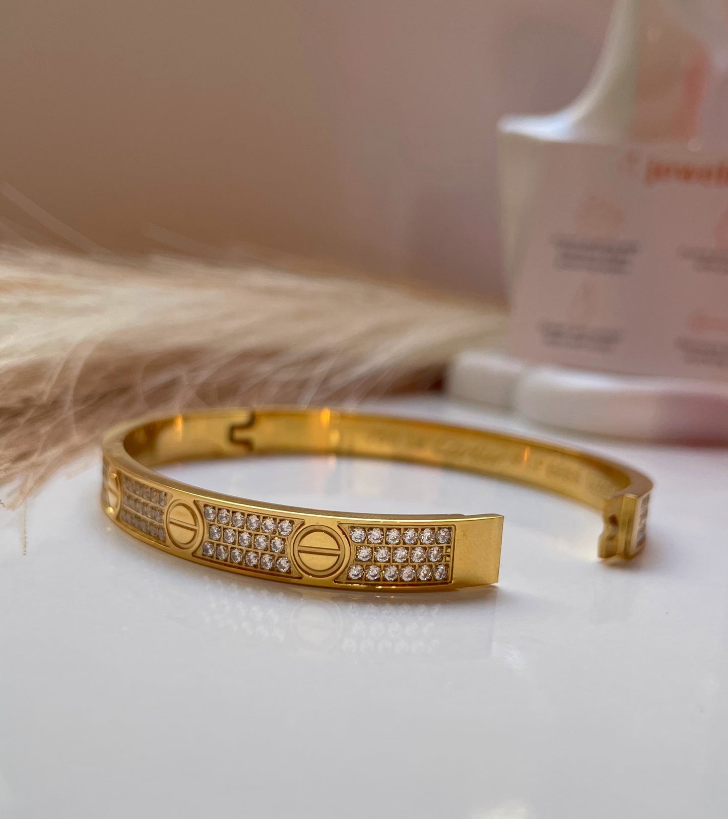 Bracelet Cartier Løve full strass