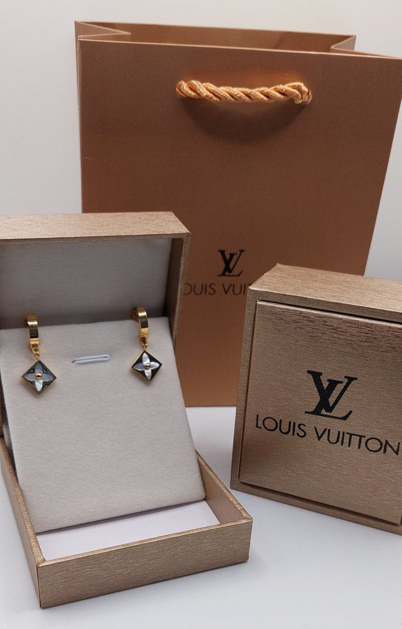 Boucles d’oreilles Louis Vuitton doré
