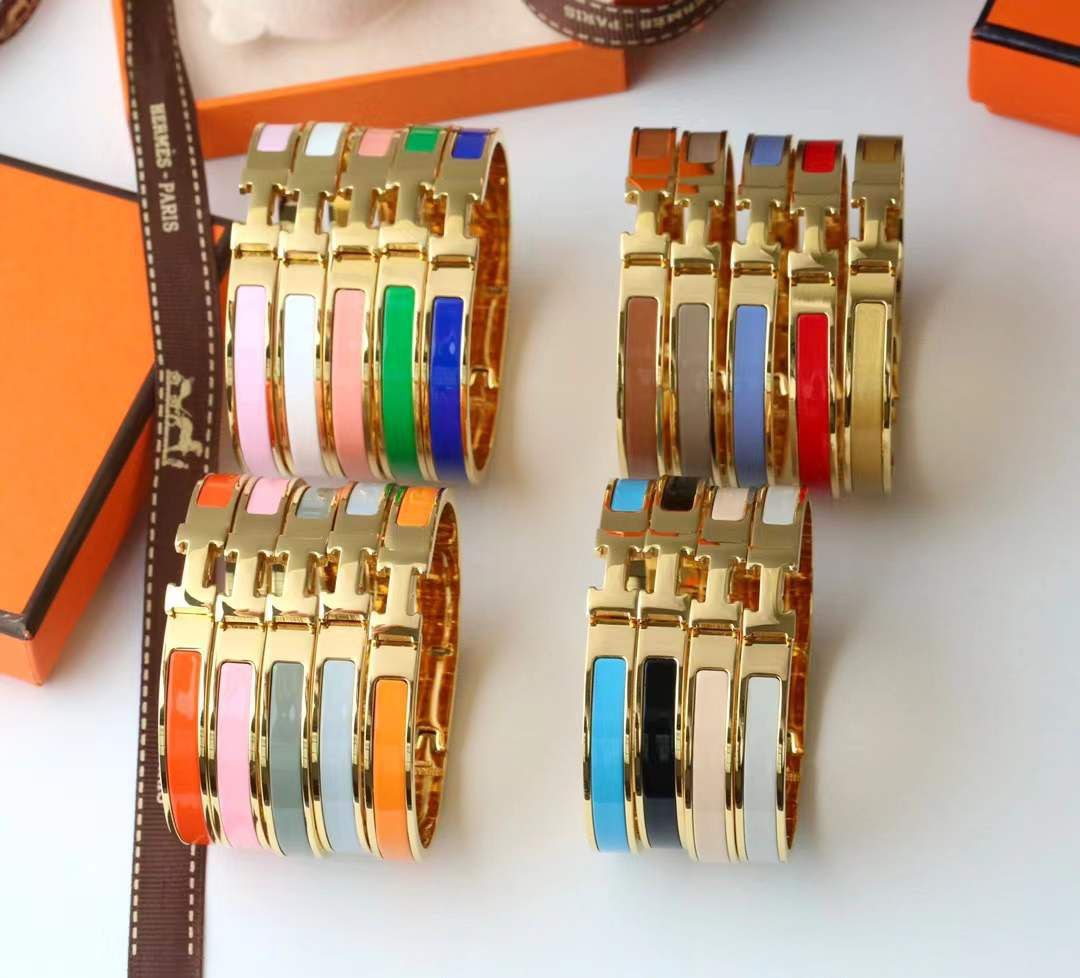 Bracelet Hermès Clic H doré
