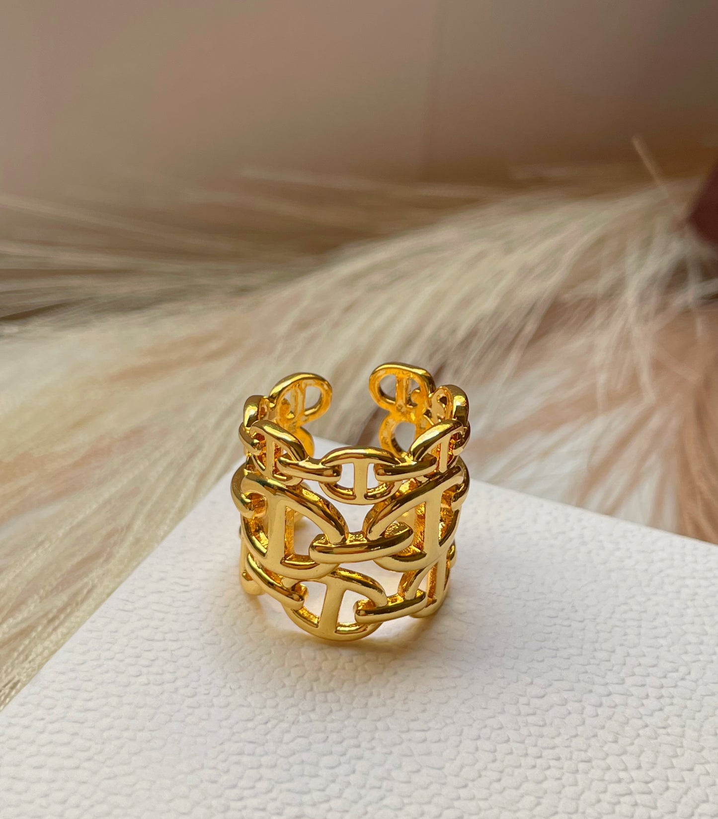 Bague HERMÈS Farandole doré