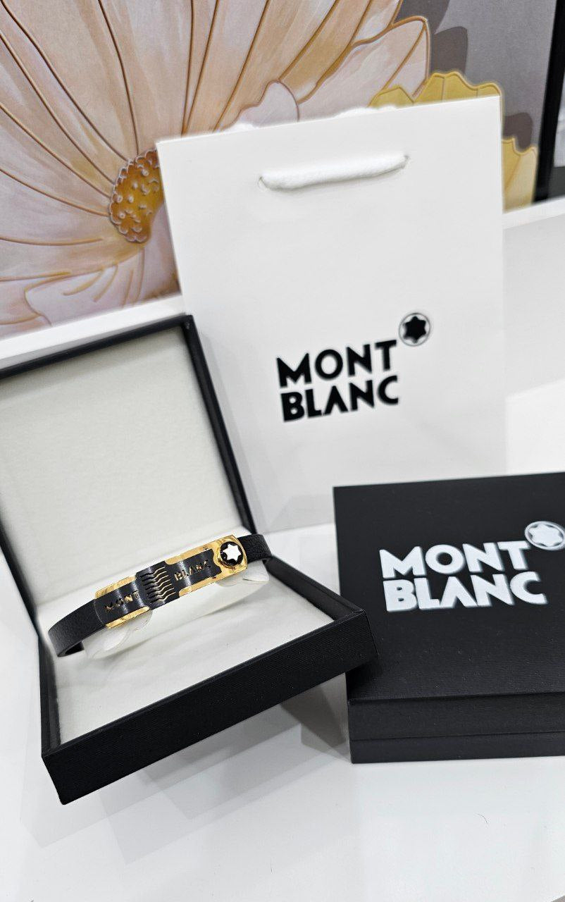 Bracelet Cuir Mont Blanc