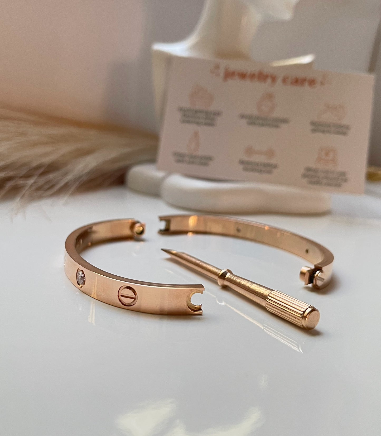 Bracelet Cartier Løve strass avec tournevis Bronze