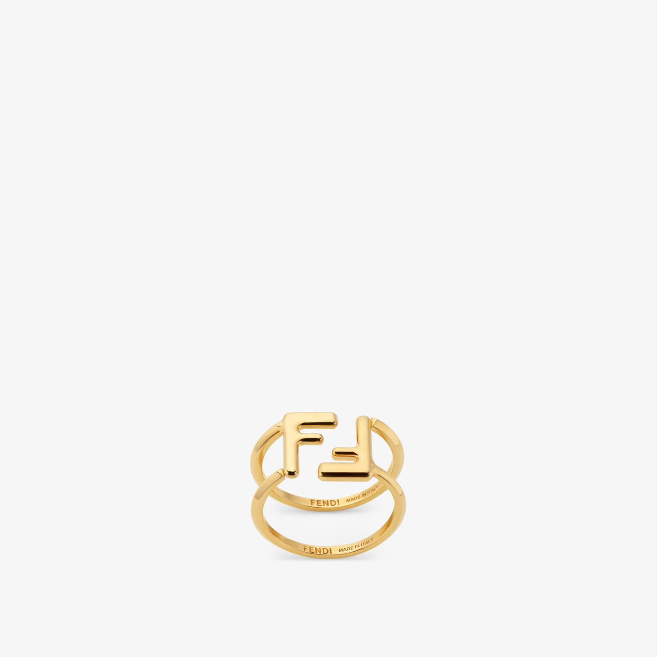 Bague Fendi Double Doré