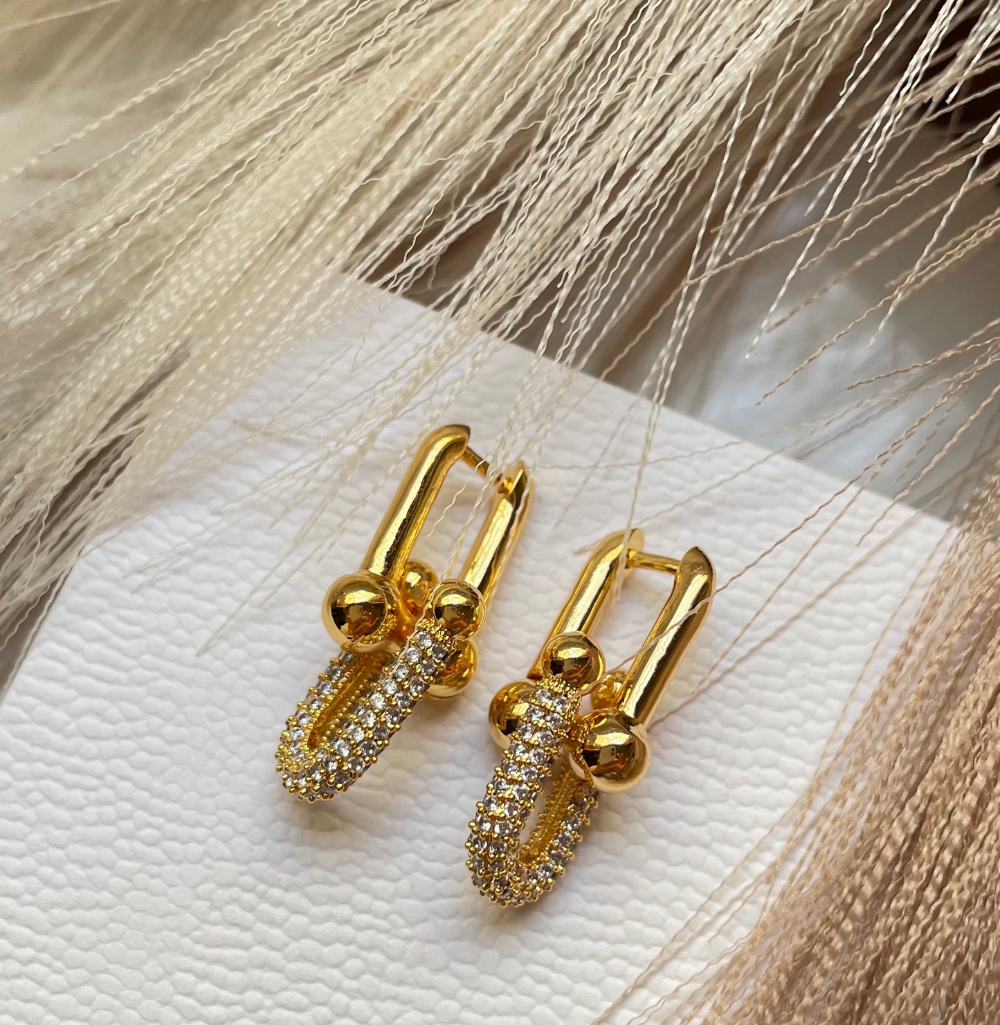 Boucles d’oreilles Tiffany & Co doré