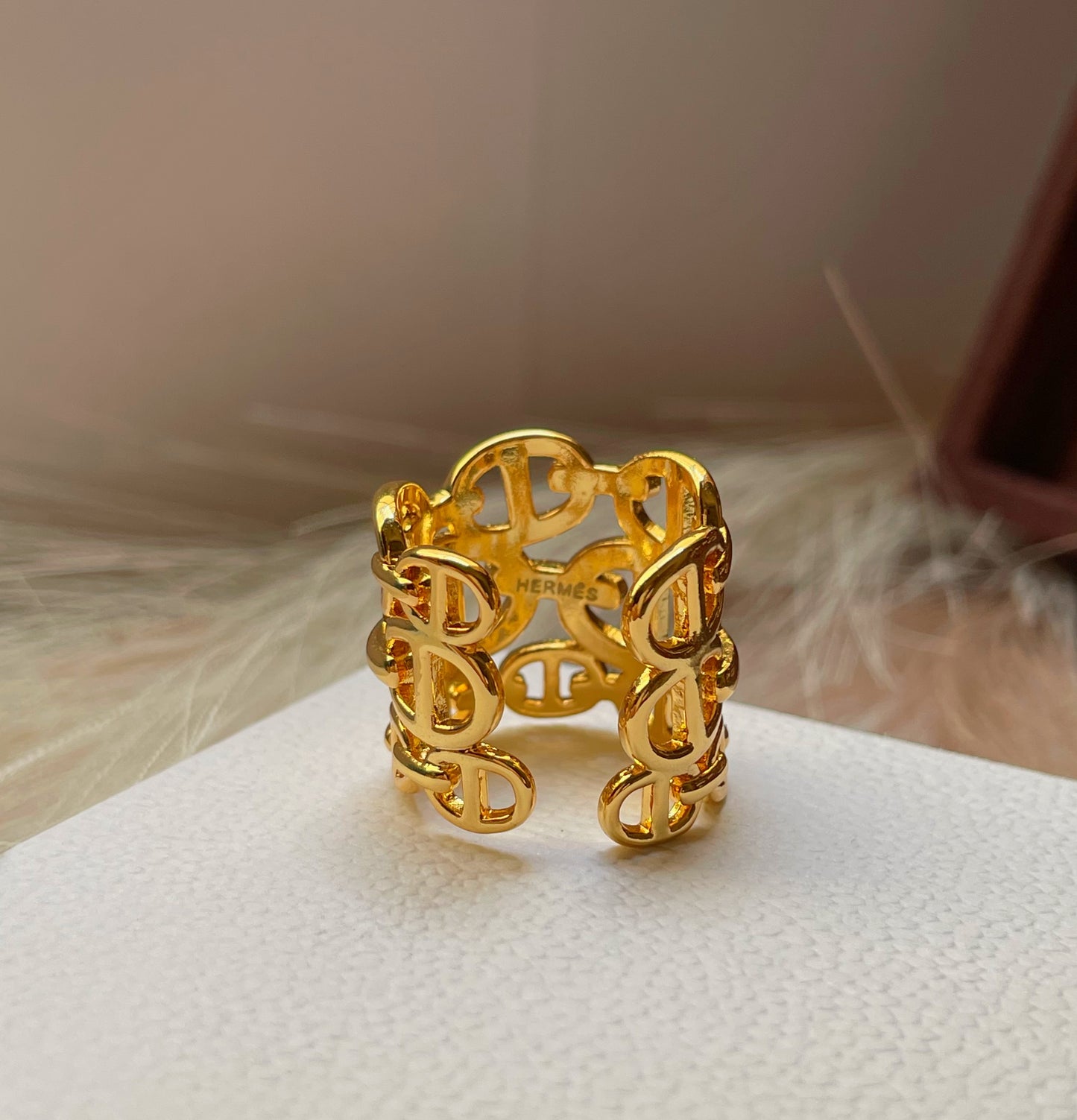 Bague HERMÈS Farandole doré