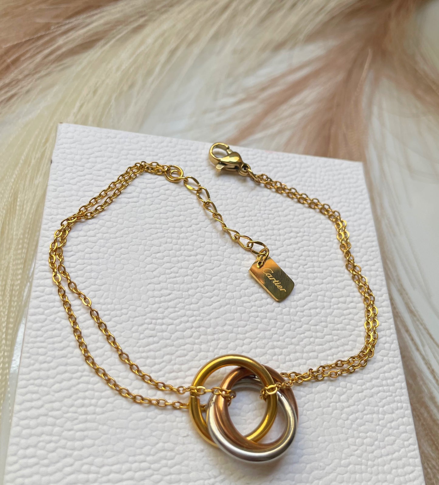 Gourmette Cartier Trinity