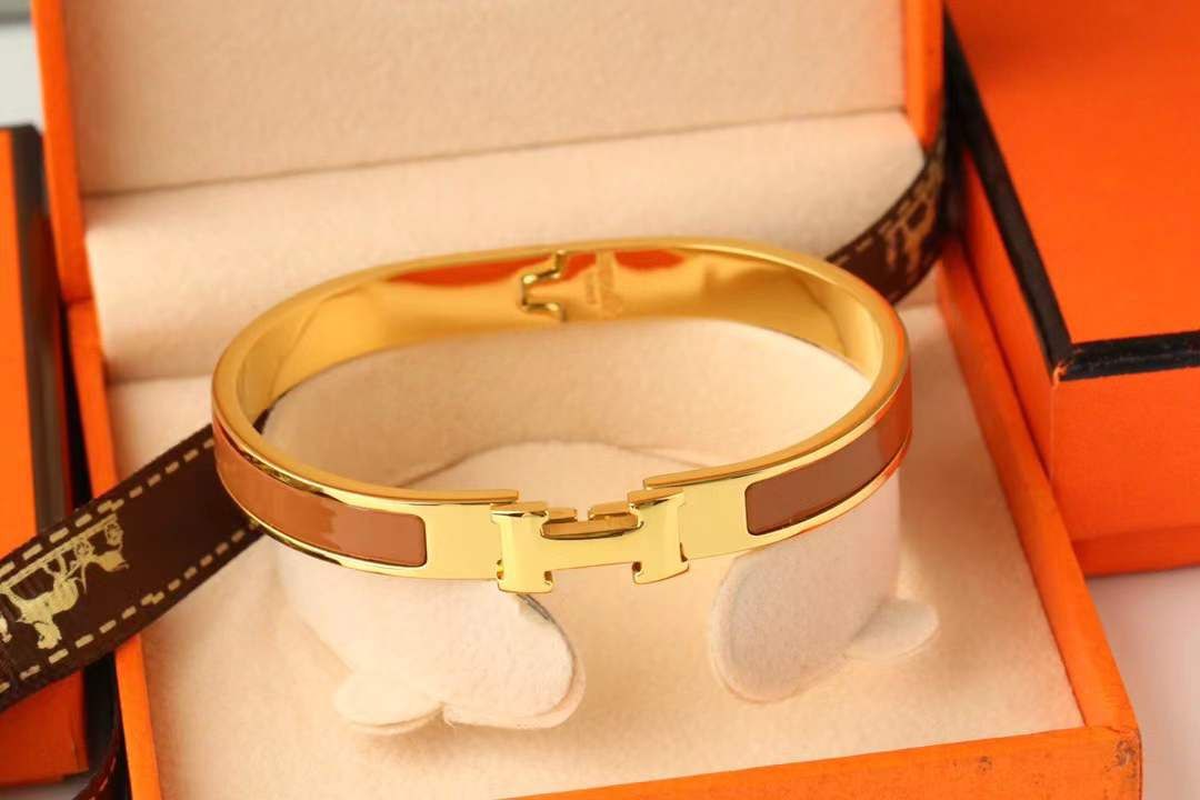 Bracelet Hermès Clic H doré
