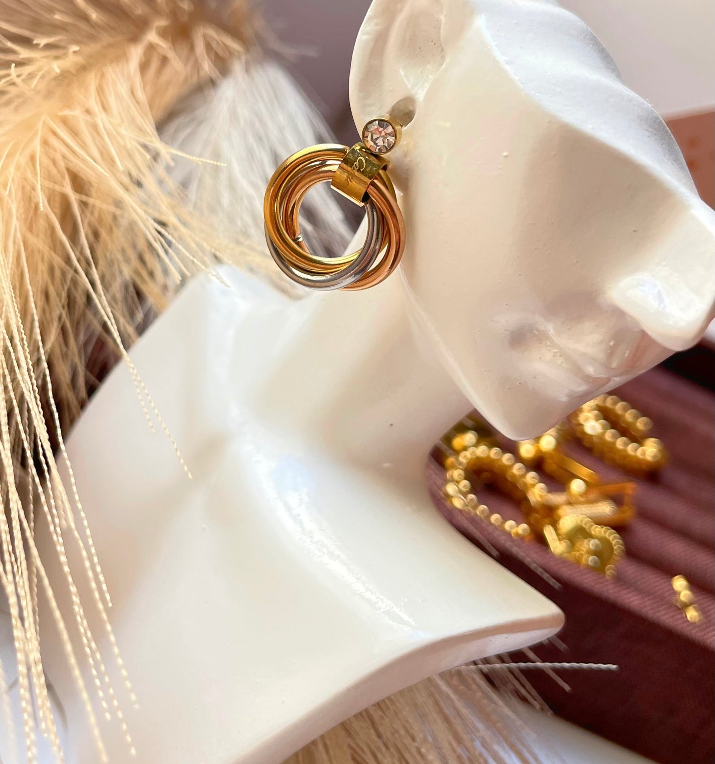 Boucles d’oreilles Cartier Trinity