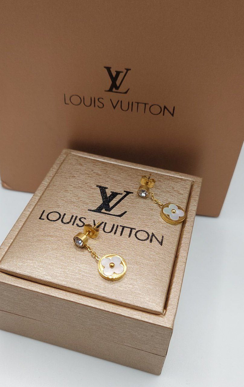 Boucles d’oreilles Louis Vuitton doré