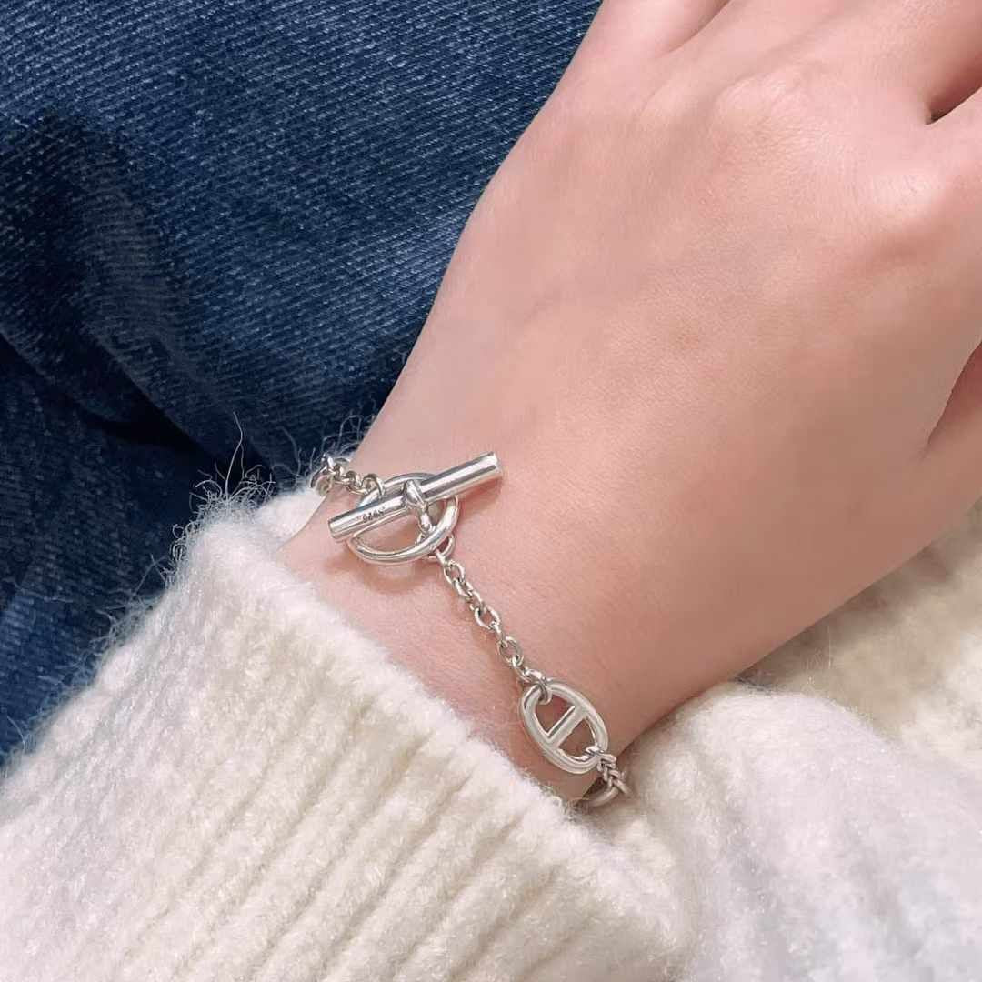 Gourmette HERMÈS Chaîne D'ancre