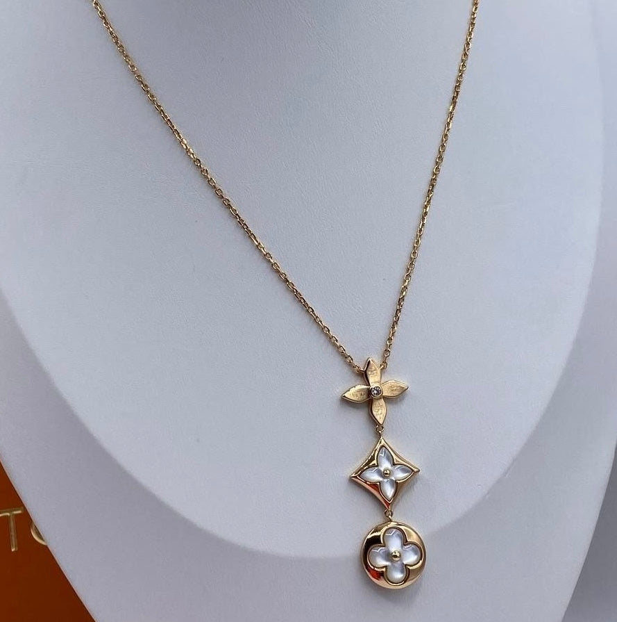 Collier Louis Vuitton doré