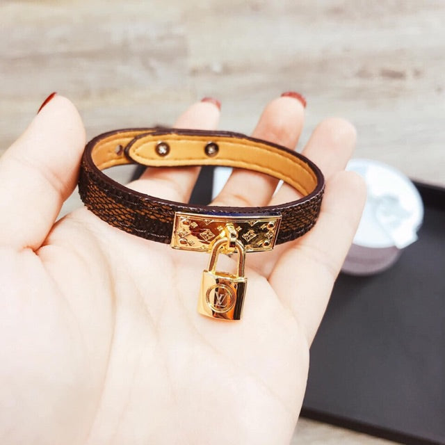 Bracelet Louis Vuitton cuir