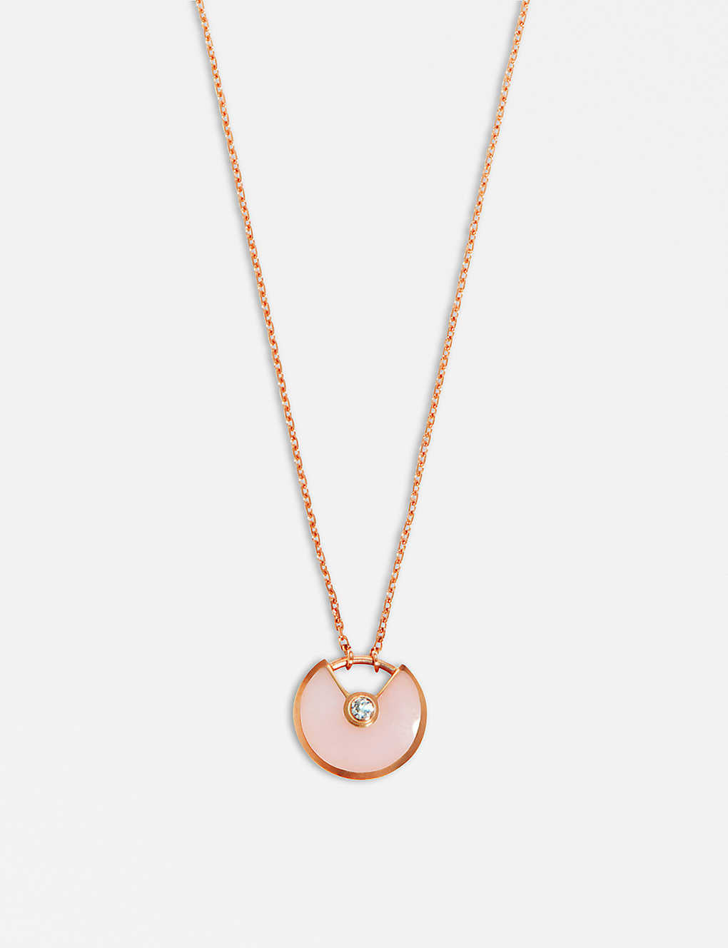 Collier Cartier Amulette rose