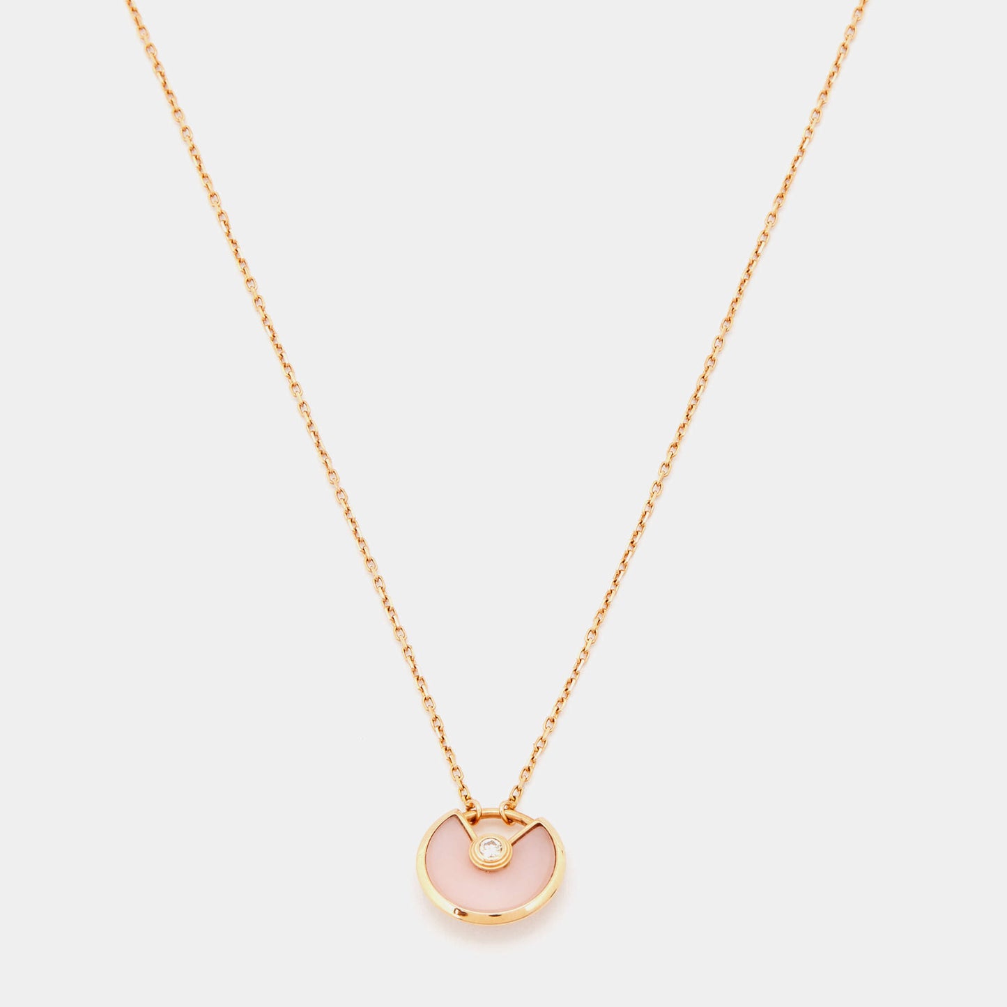 Collier Cartier Amulette rose