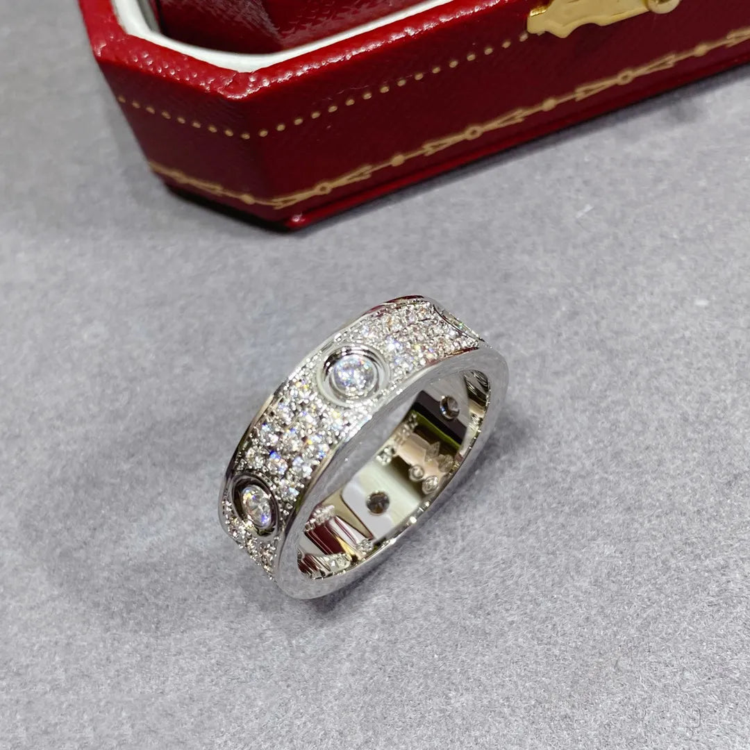 Bague Cartier løve full strass