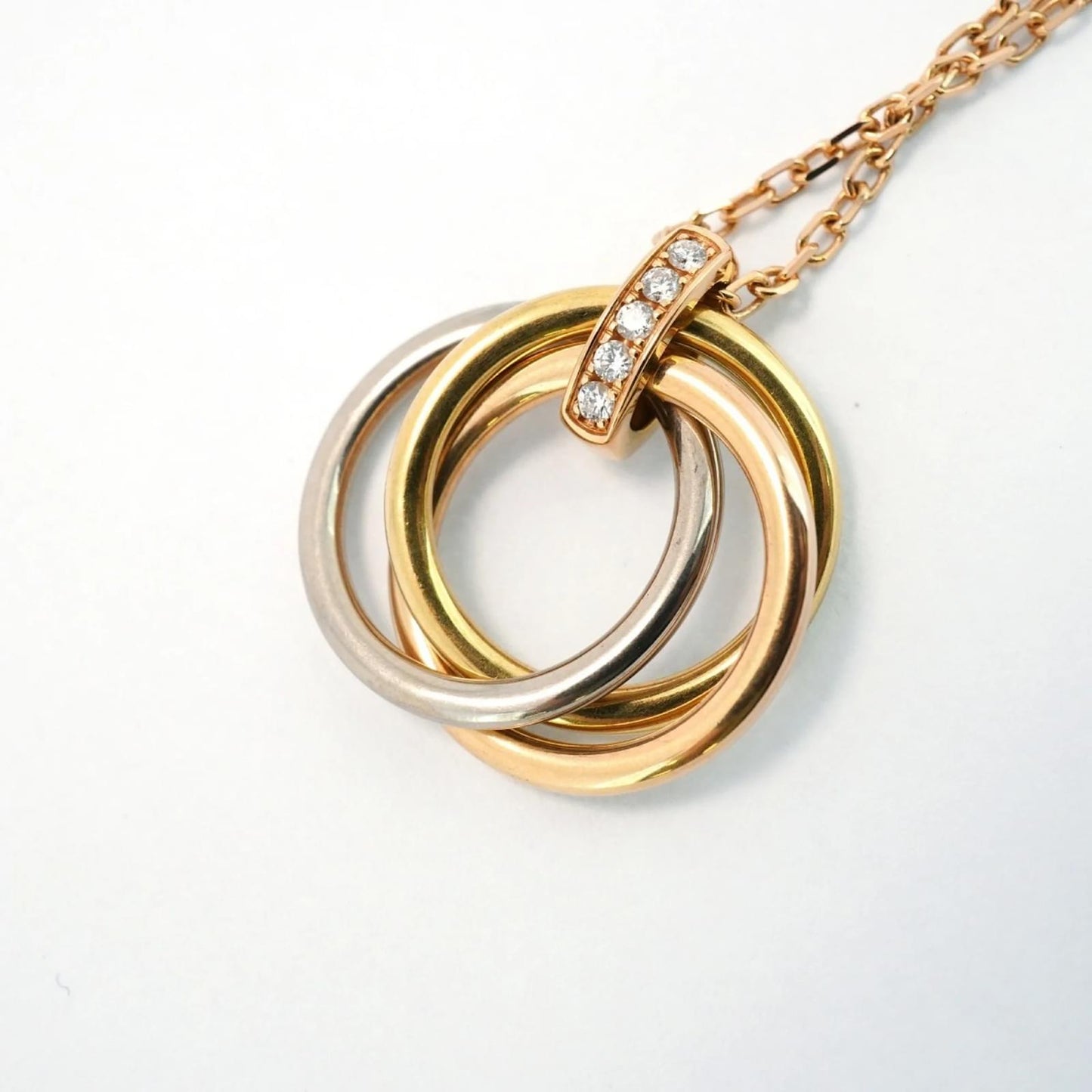 Collier Cartier Trinity avec strass