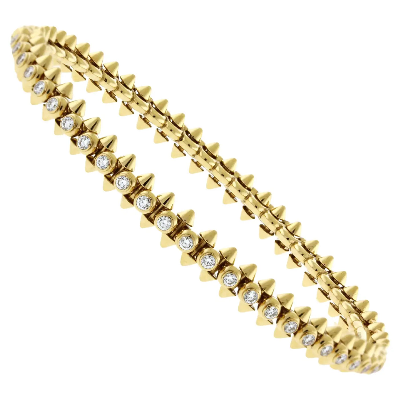 Bracelet Cartier Clash avec strass