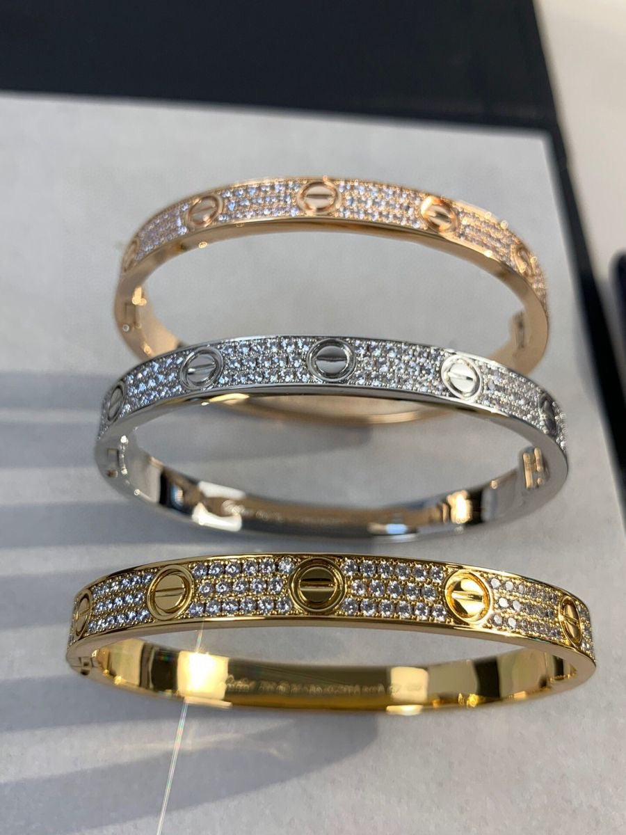 Bracelet Cartier Løve full strass