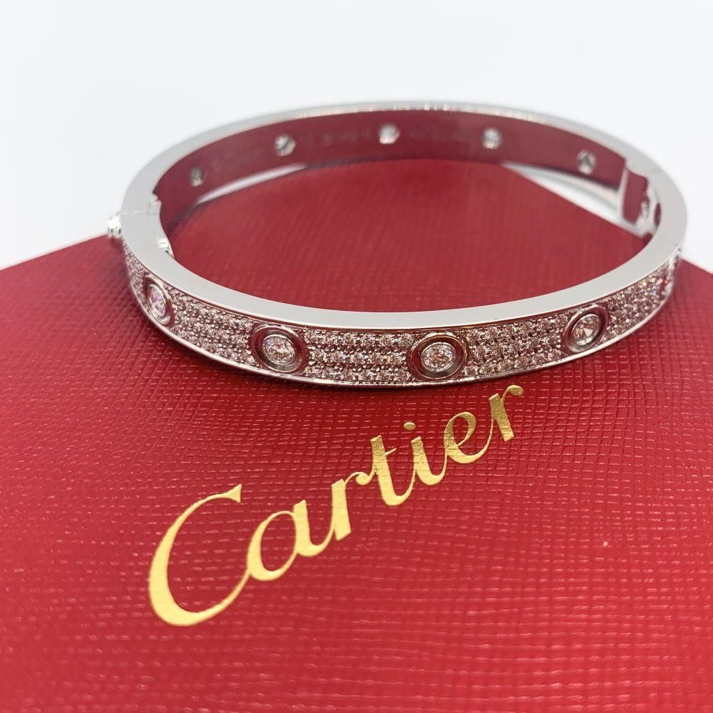 Bracelet Cartier løve full strass