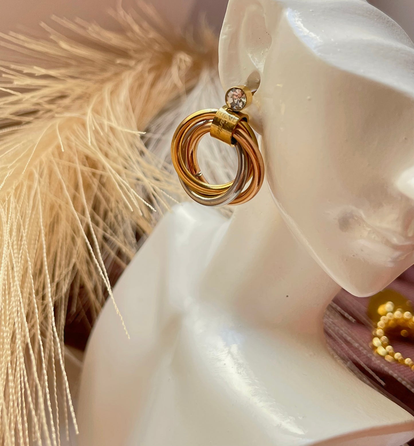Boucles d’oreilles Cartier Trinity