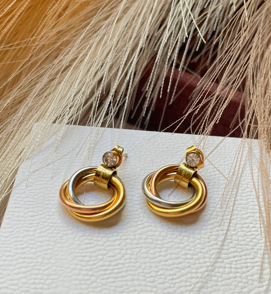 Boucles d’oreilles Cartier Trinity