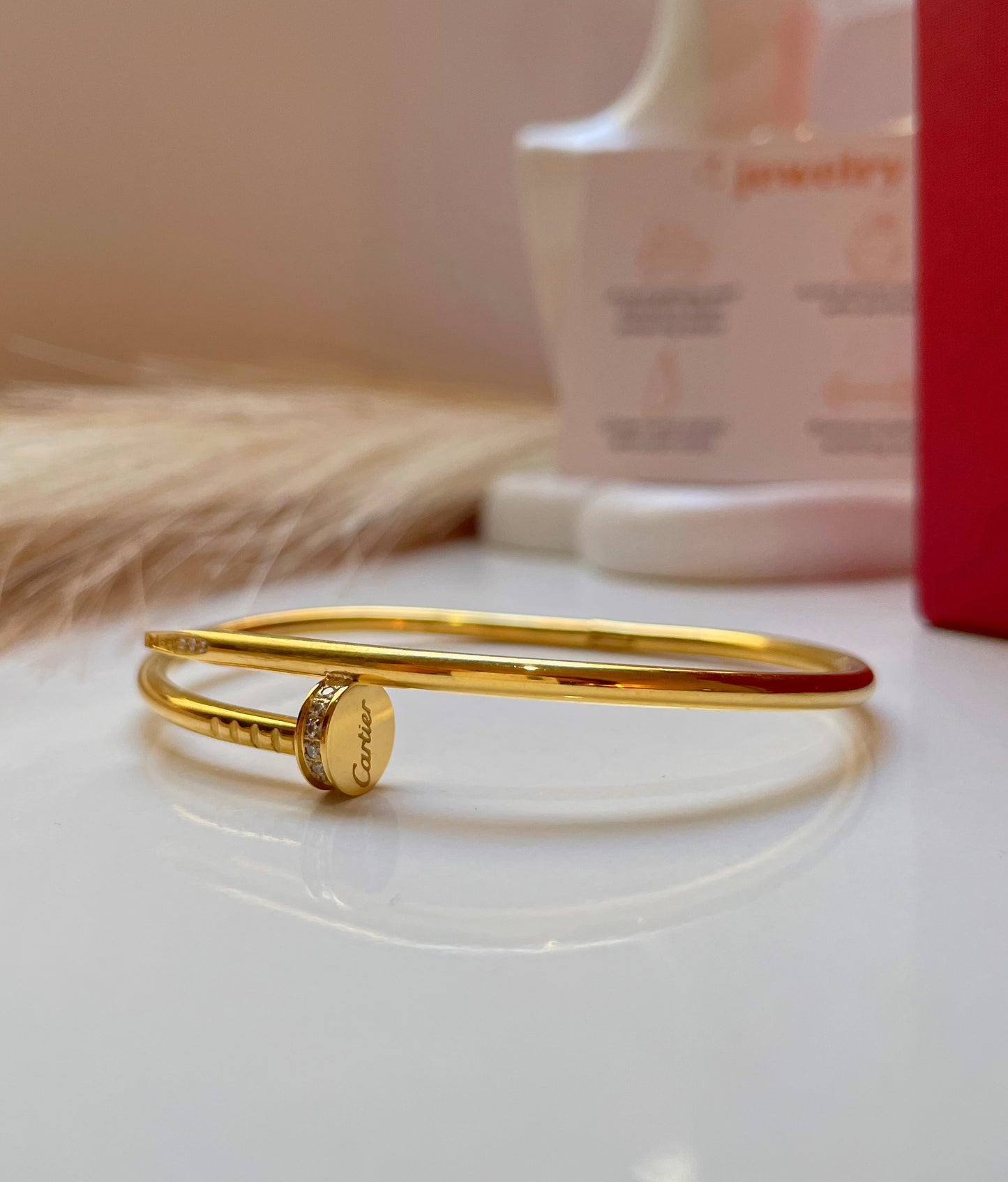 Bracelet Cartier Clou avec strass