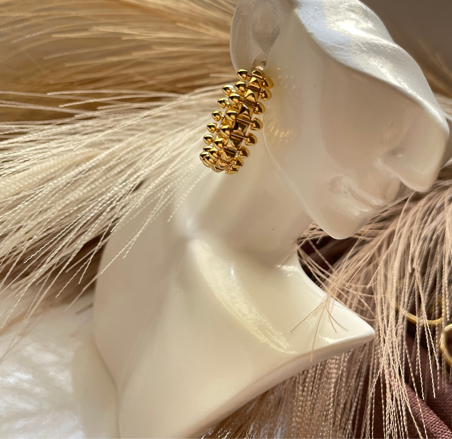 Boucles d’oreilles Cartier Clash doré