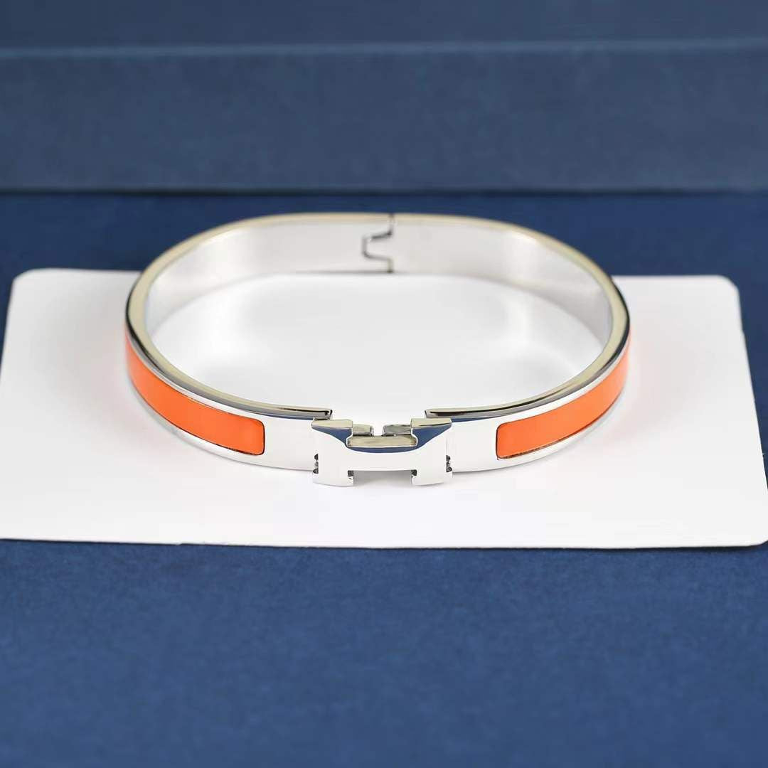 Bracelet Hermès Clic H argenté