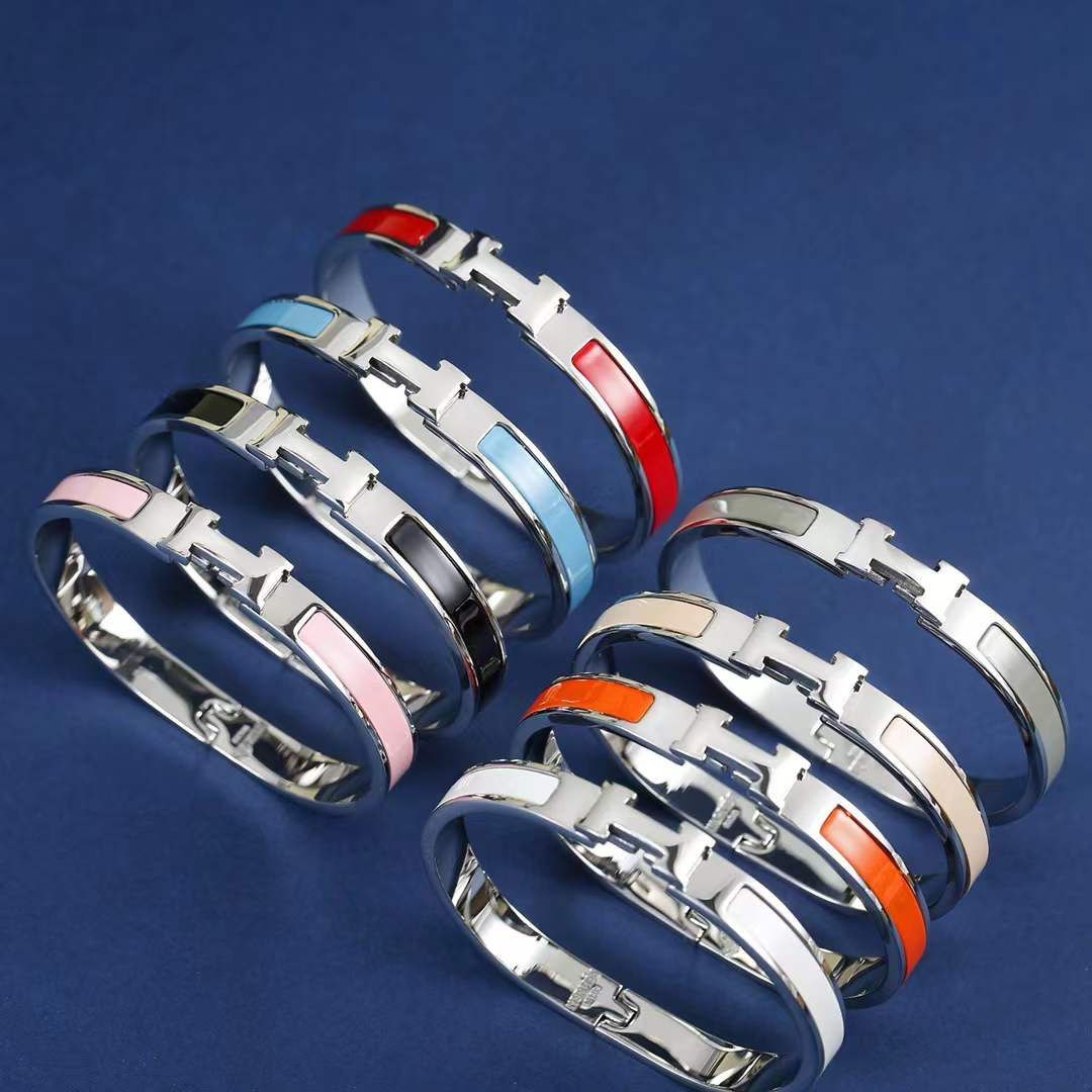 Bracelet Hermès Clic H argenté